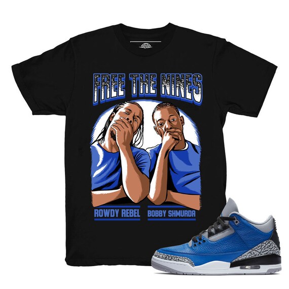 Jordan 3 Blue Cement Bobby Shmurda 