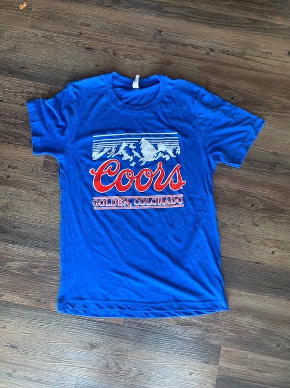 Coors Beer Retro T Shirt Etsy