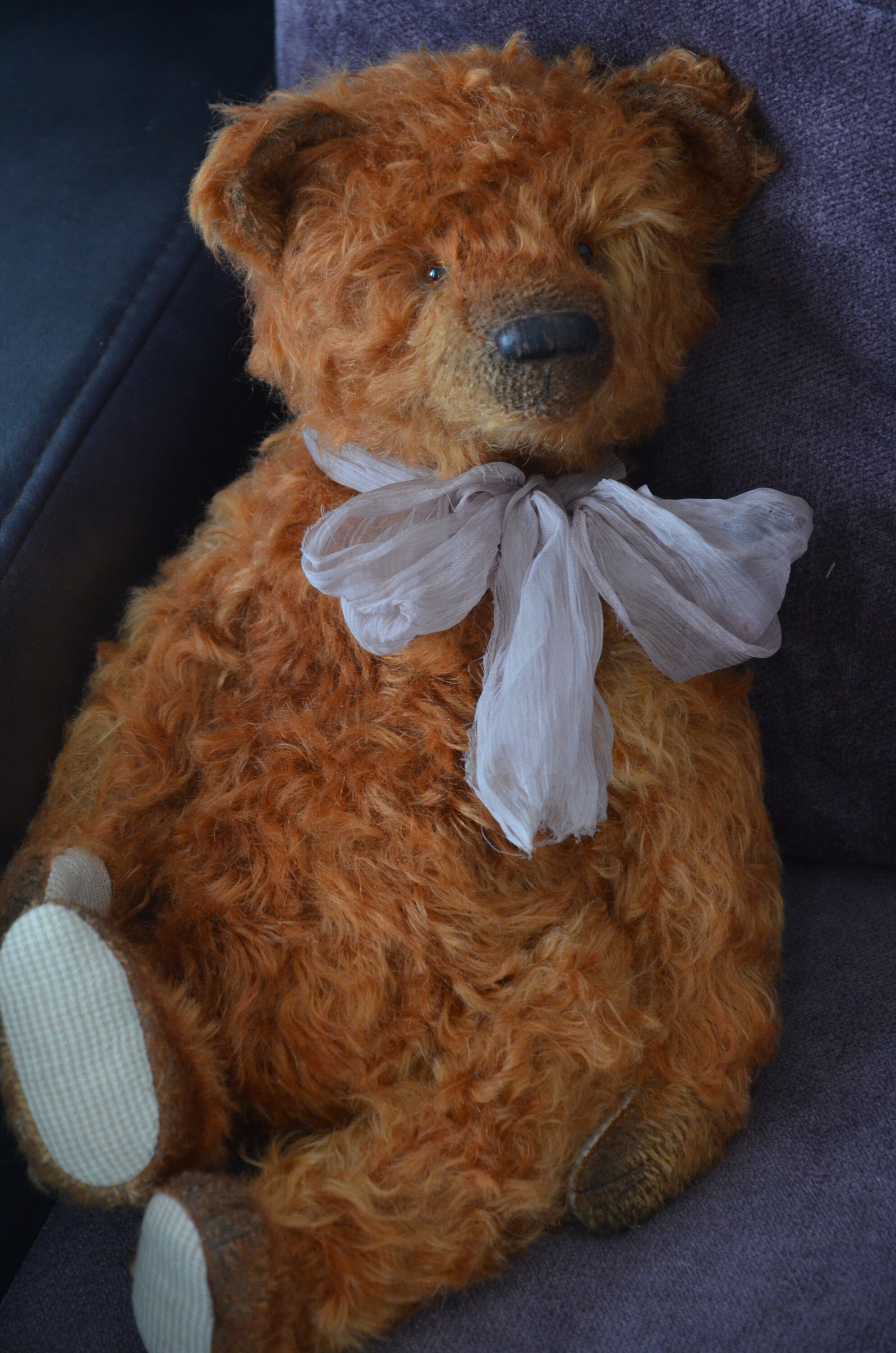OOAK artist teddy bear. Handmade soft sculpture. Artist memory Etsy