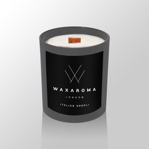 Italian Neroli Natural Soy Wax Candle| Eco Friendly |Vegan Candles| Botanical Blend |UK Made Luxury Candle Jar| Soy candle