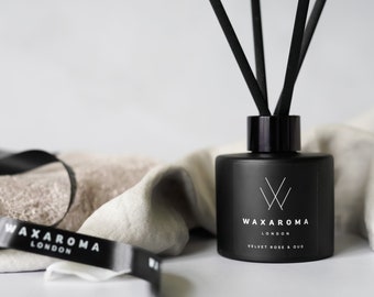 Difusor de varillas Waxaroma, fragancia relajante para spa, hecho a mano en Londres, regalo con un aroma intenso.