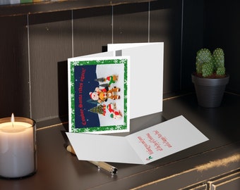 Holiday Greeting cards-Cowboy Santa!  (8, 16, and 24 pcs)