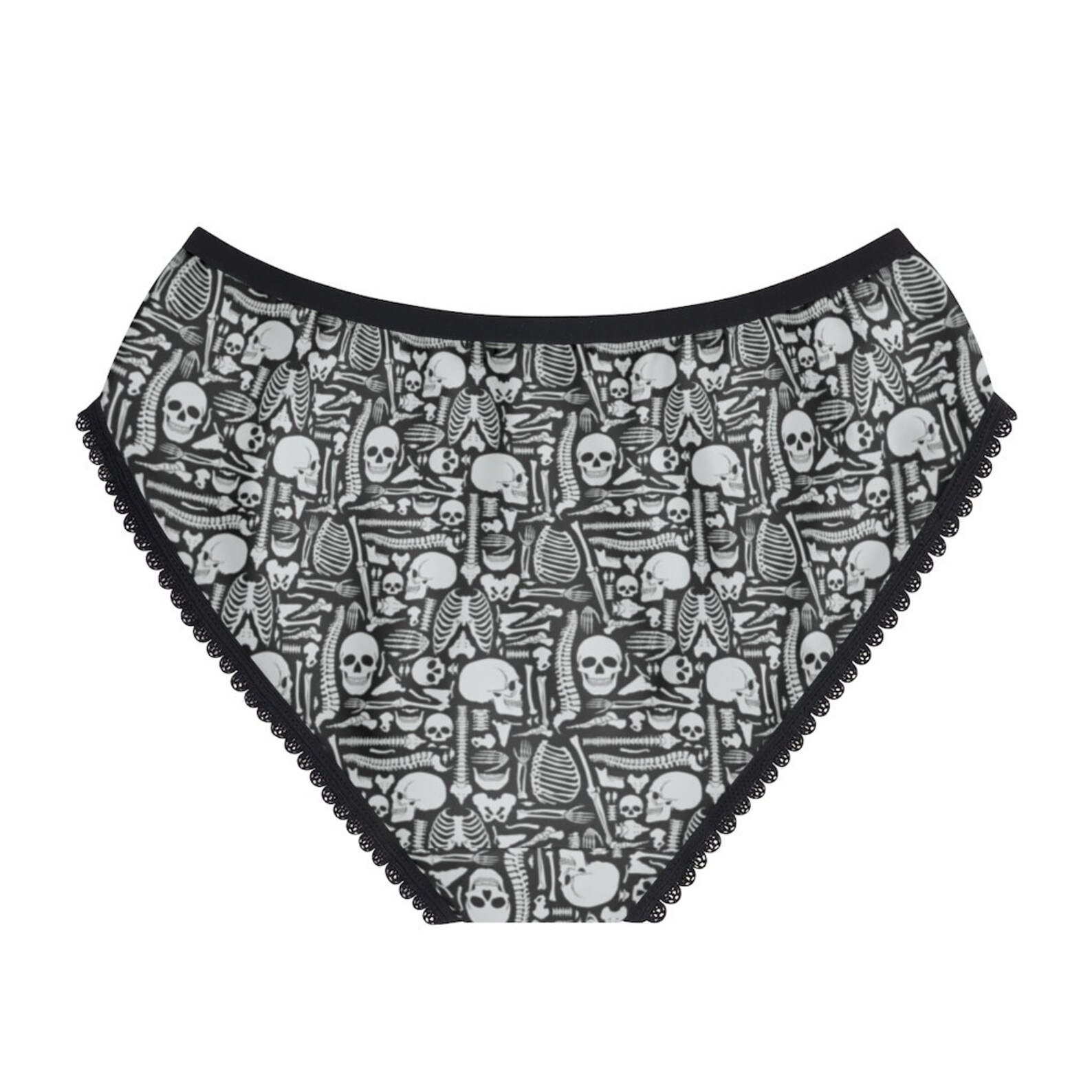 Skeleton Panties Goth Underwear Skulls Panties Goth Etsy