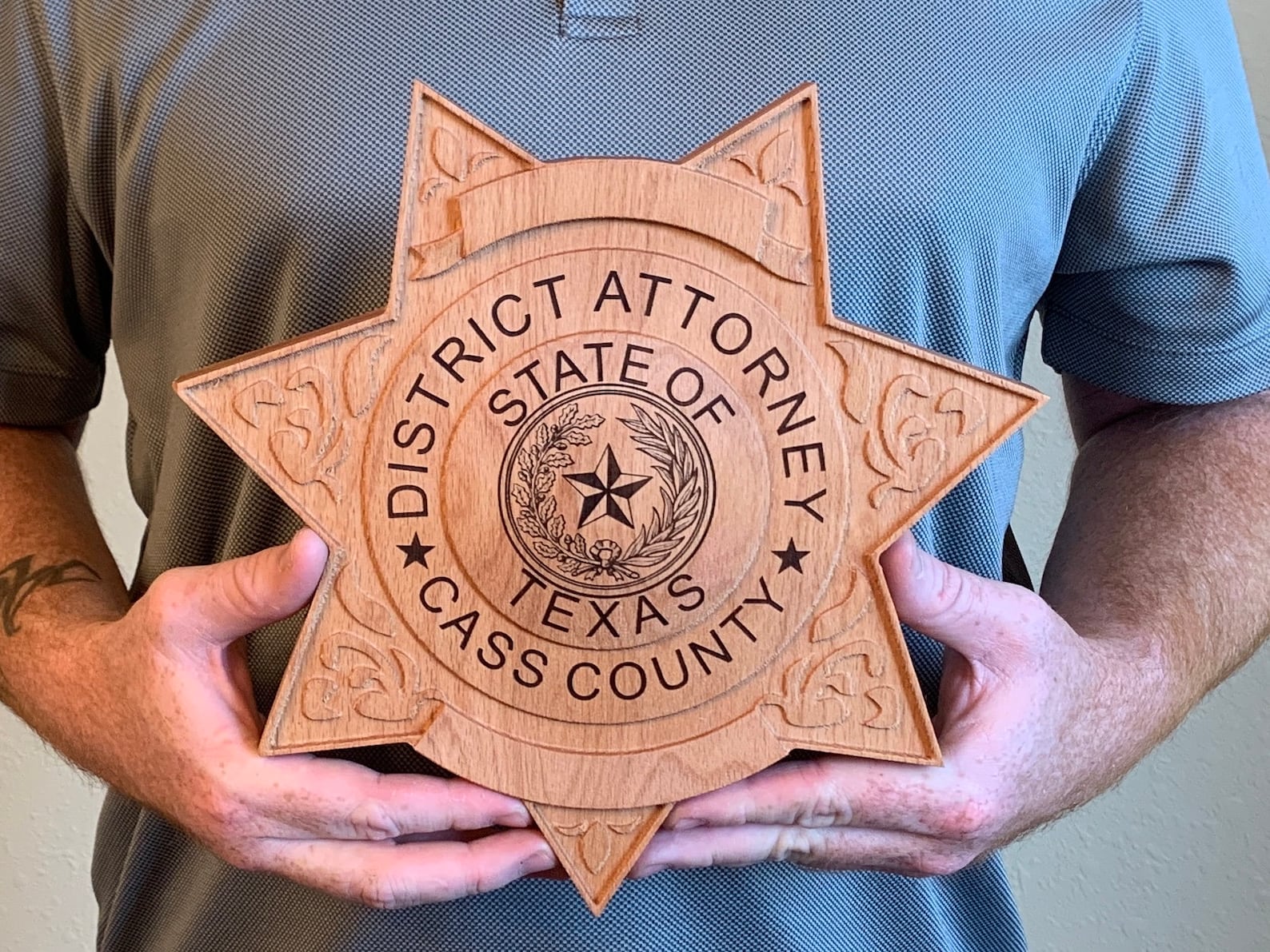 7 point personalized sheriff badge | Etsy