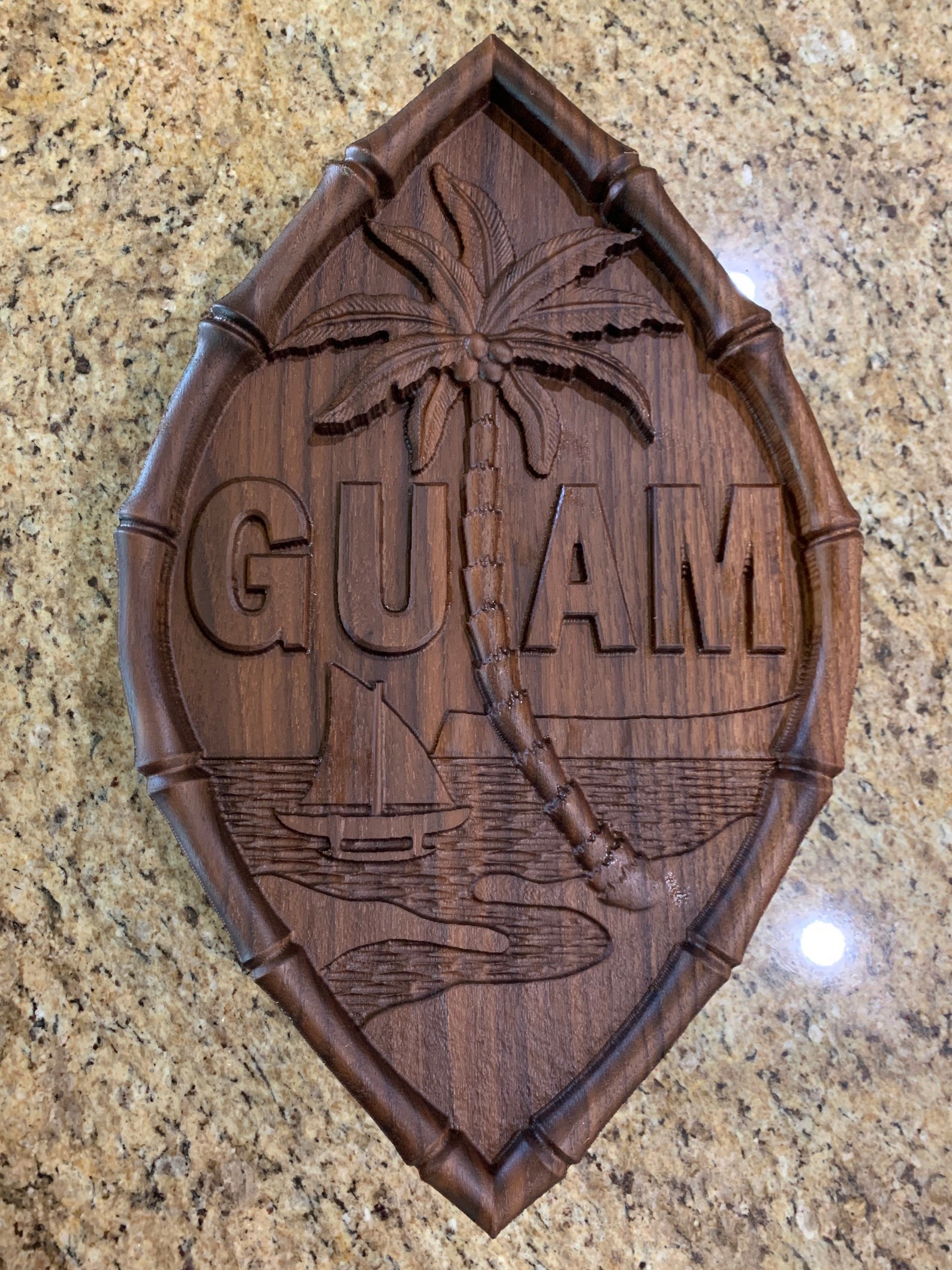 3D Carved Guam Seal Etsy