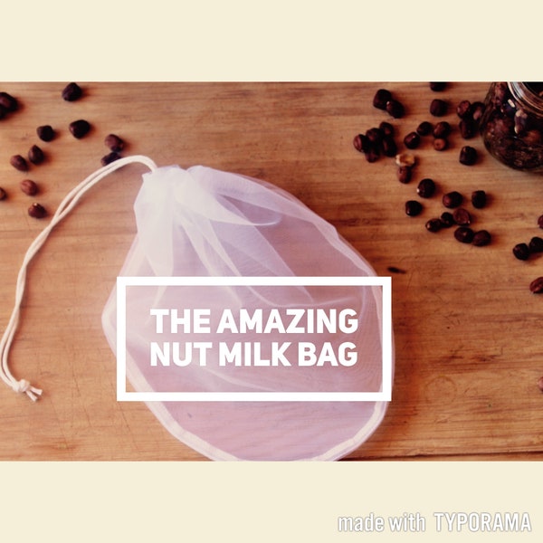 Nut Milk Bag Etsy