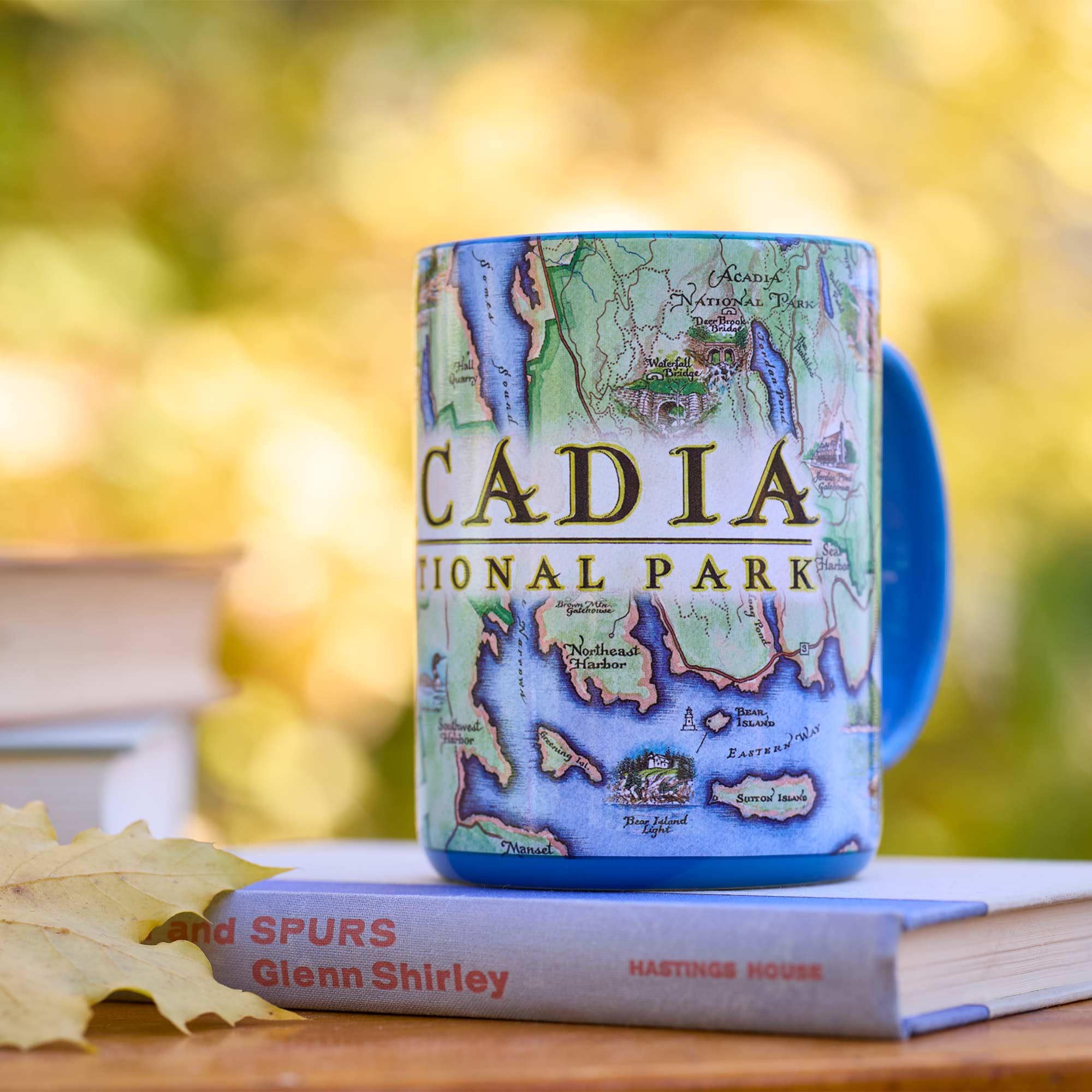 Acadia National Park Map Mug  16oz Ceramic Coffee Mug - Etsy