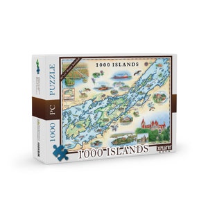 Rompecabezas de 1000 islas: 1000 piezas, incluye póster
