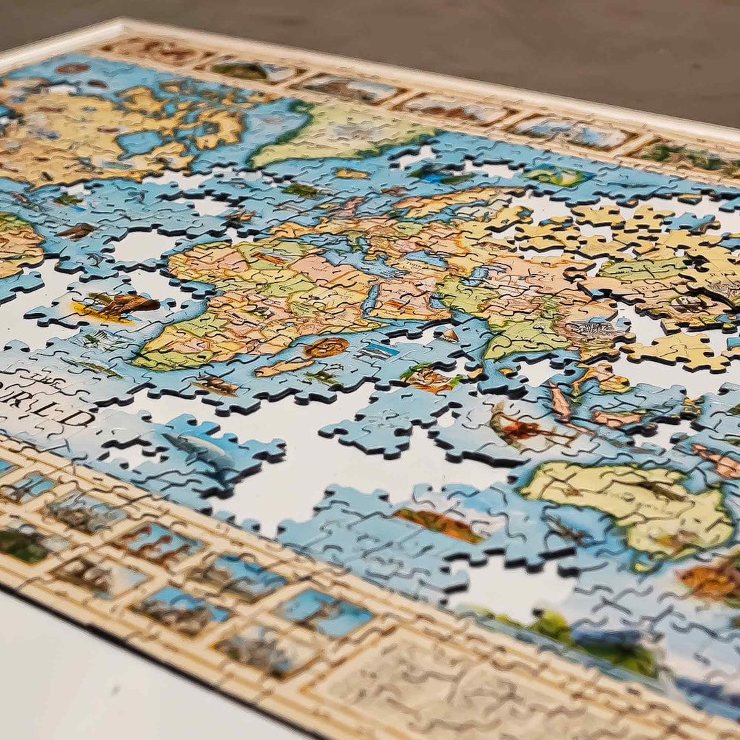 World map 世界 地図 パズル 大人用 2000ピース ジグソーパズル 世界地図