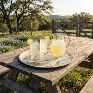 Texas Map Wooden Serving Tray – Lone Star State Gift