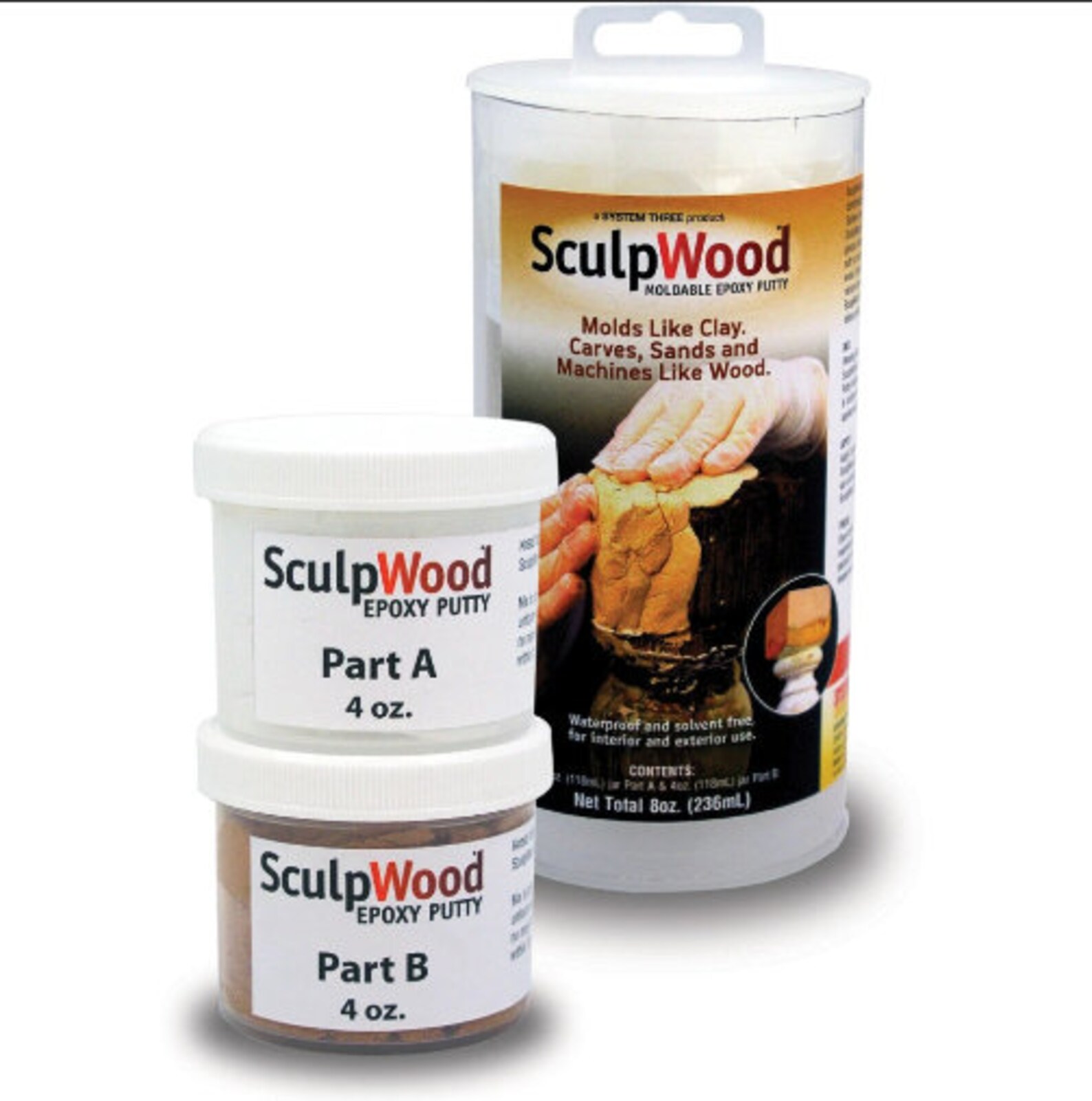 Sculpwood Moldable Epoxy Putty System Three Etsy UK