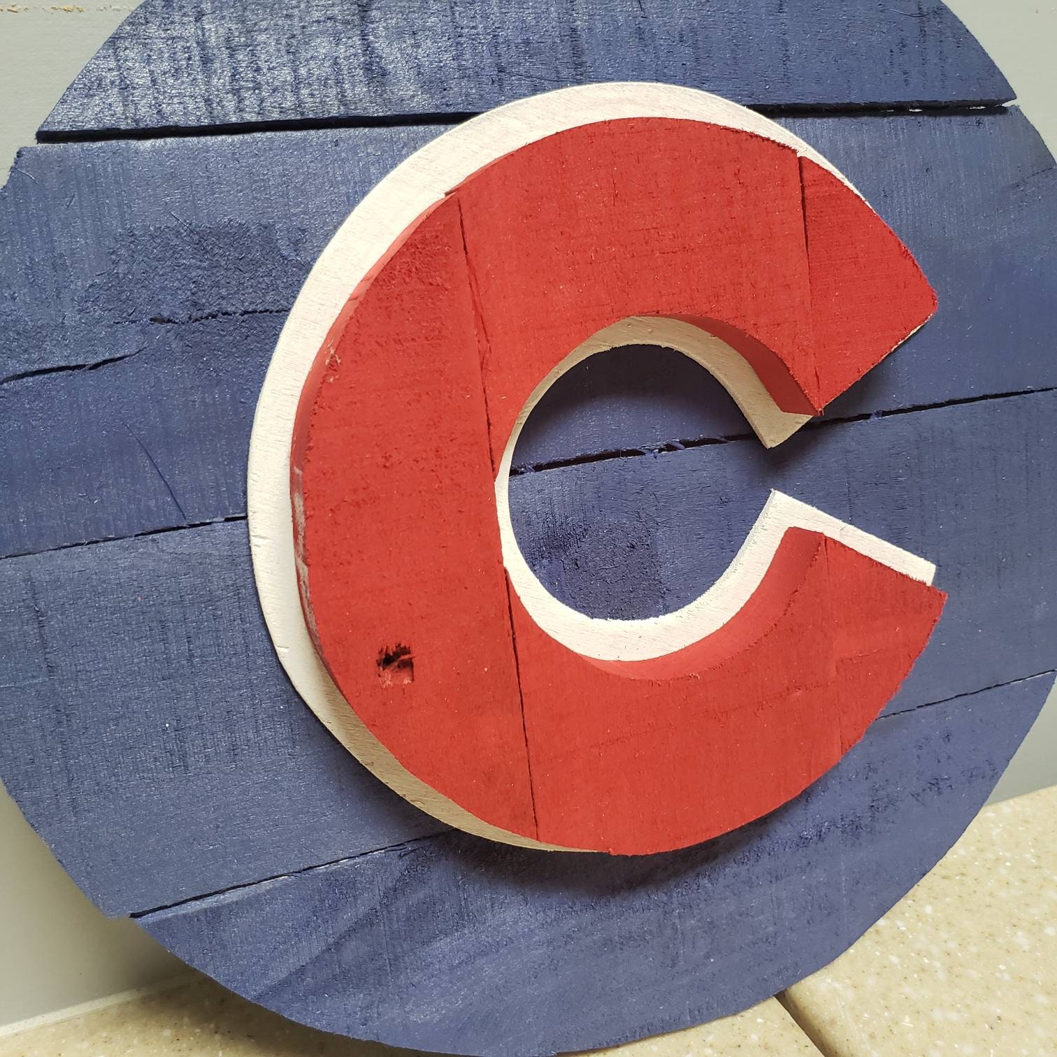 Chicago Cubs Reclaimed Wood Rustic Sign - Etsy