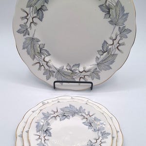 Royal Albert Silver Maple: Matfat, Bröd- och smörfat, Salladstallrik, Dessertfat, Smörgåsbricka, säljs separat