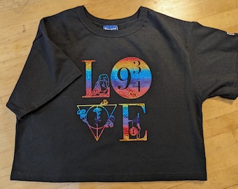 L.O.V.E Harry Potter Crop Top (Size Medium)