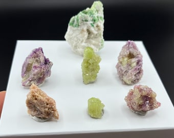 Vesuvianite lot from Jeffrey Mine, Qc, Canada