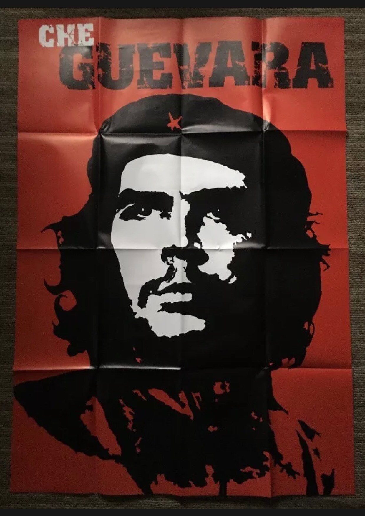 Cue Guevara 額入りポスター