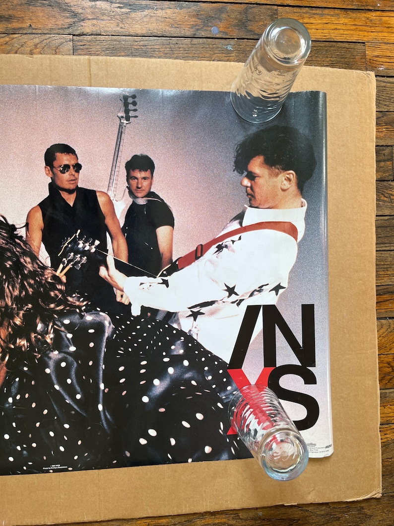 Inxs Instruments Vintage Poster INXS 1980s Music Memorabilia Rock Music - Etsy