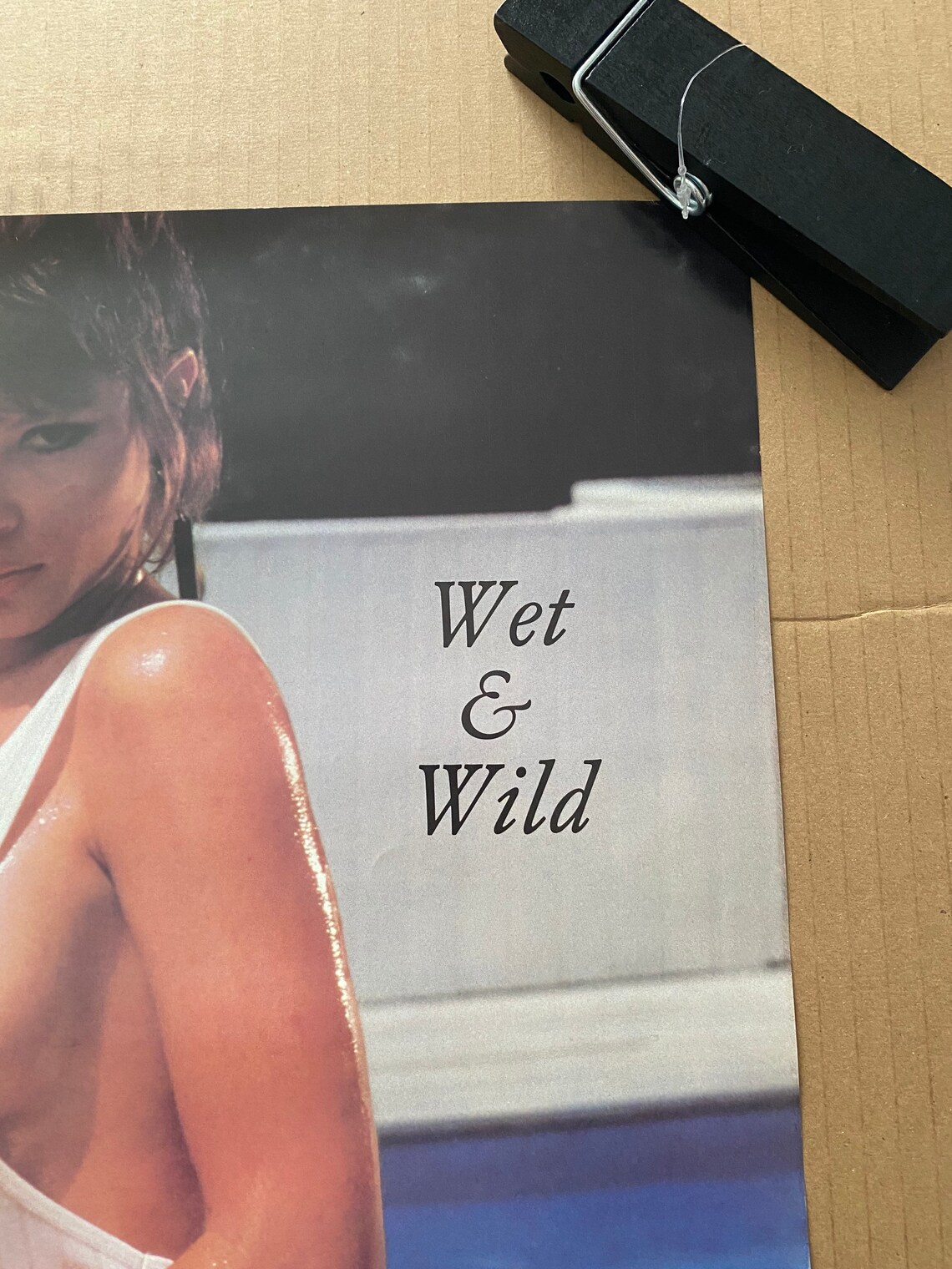 Wet and Wild Sexy Wet T Shirt Original Vintage 1980s Poster - Etsy