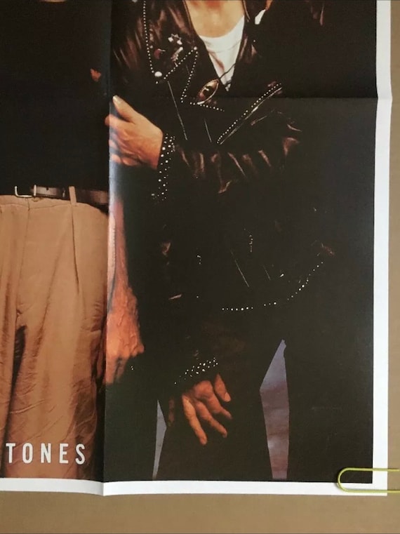 Vintage Original 1990s Rolling Stones Promo Poster Urban Jungle