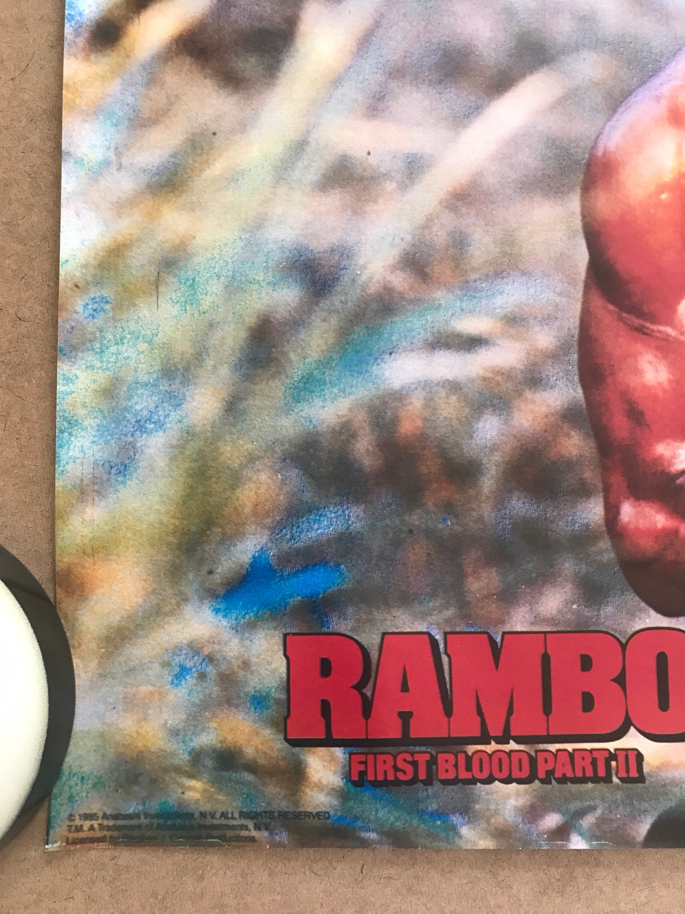 ヴィンテージ オリジナル 1980 年代 ランボー ファースト ブラッド