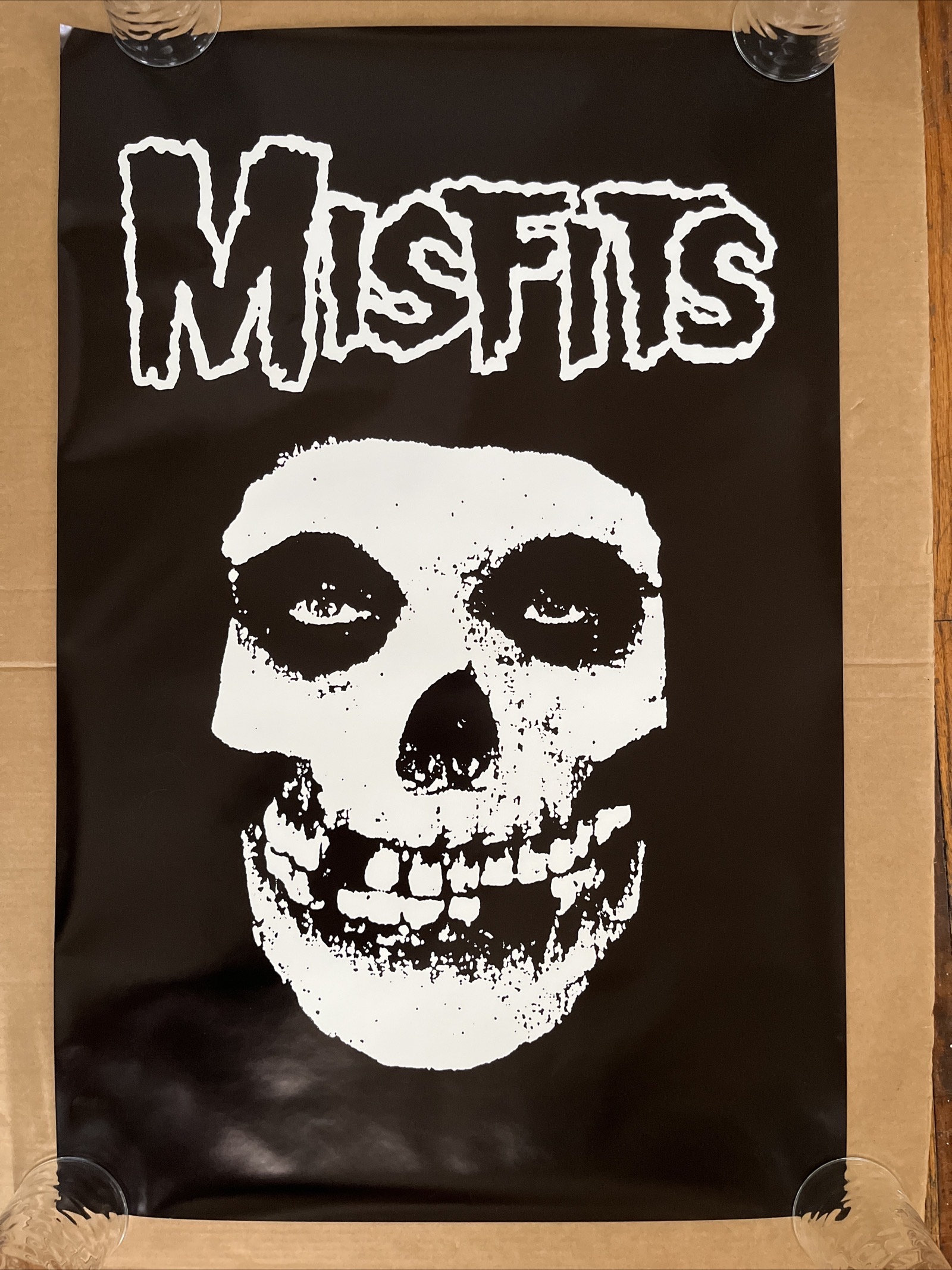 Misfits Skull Vintage Poster 1982 Commercial Promo Advertisement