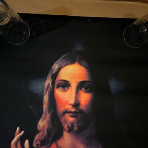 Vintage Blacklight Poster Jesus Christ Superstar Music Broadway Movie