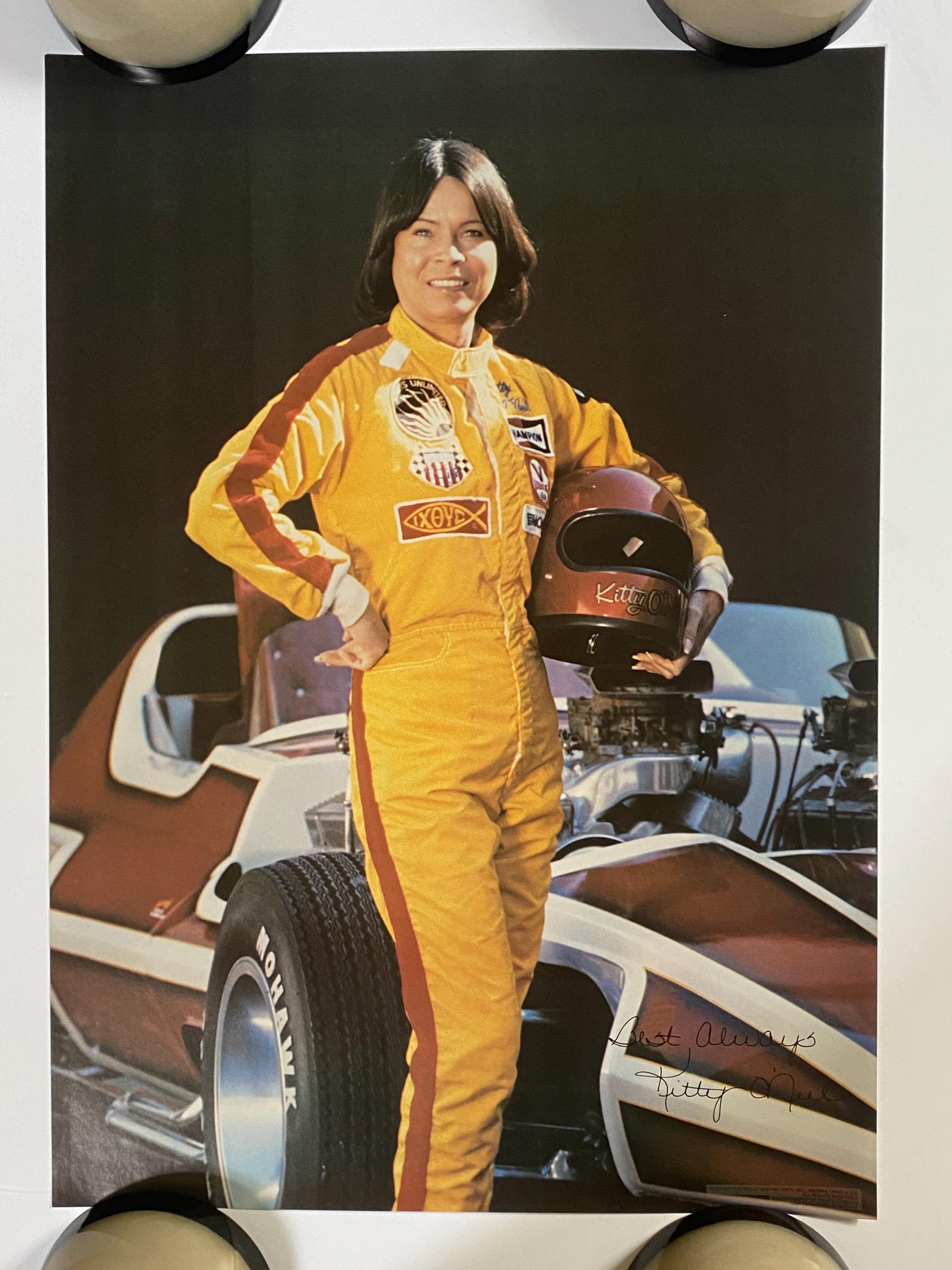 Kitty O'neal Vintage Original Poster Pro Arts 1980 Stuntwoman Race