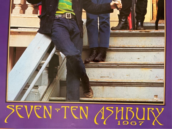 The Grateful Dead Seven Ten Ashbury 1967 Print Brockum 1990s
