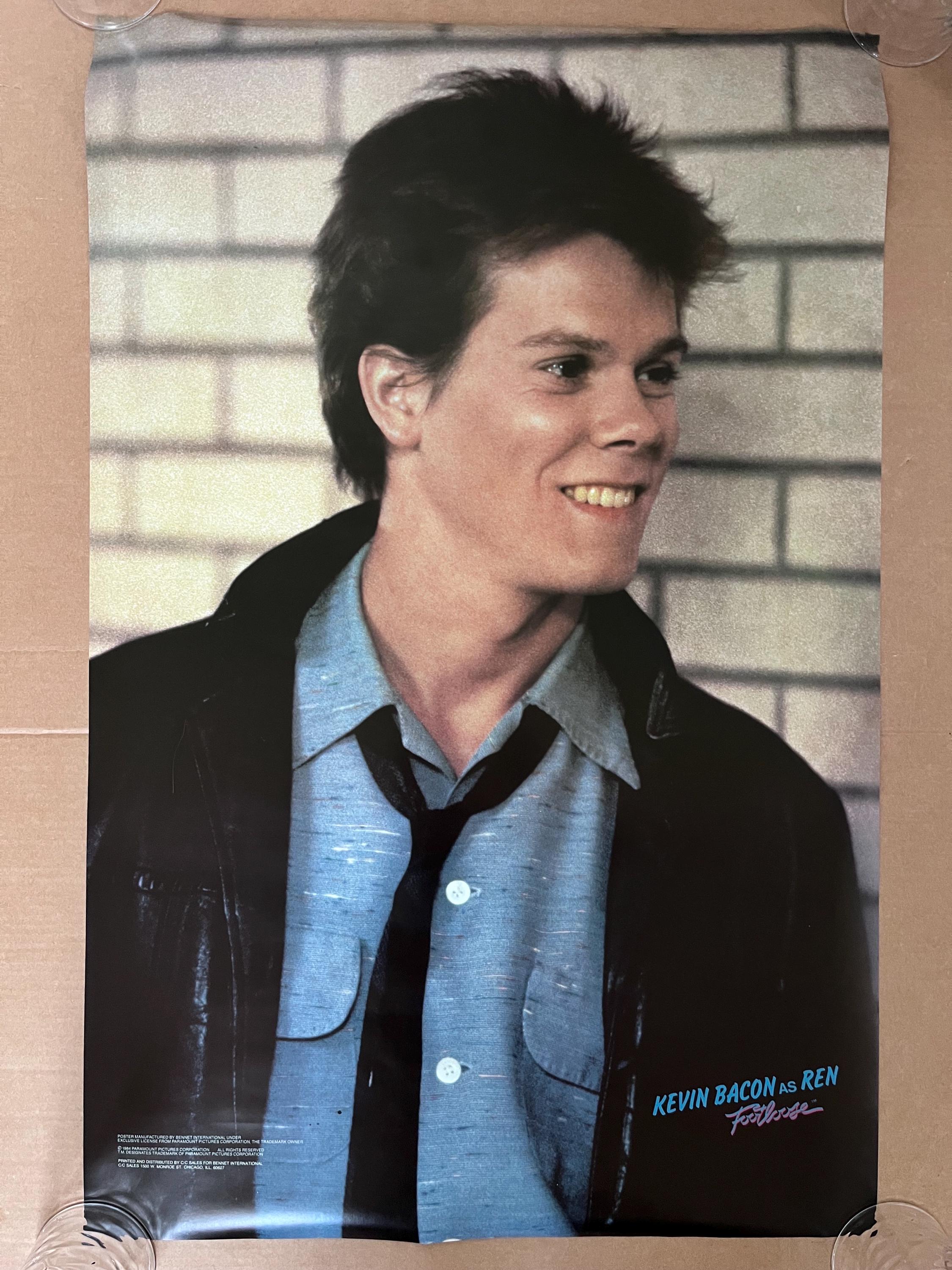 フットルース ビンテージ ポスター ケビン ベーコン ダンス ダンサー