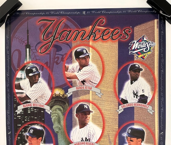 Original Vintage New York Yankees 1999 World Champions Poster 90s
