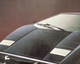ランボルギーニ カウンタック プリント 1970年代 クラシック スーパー