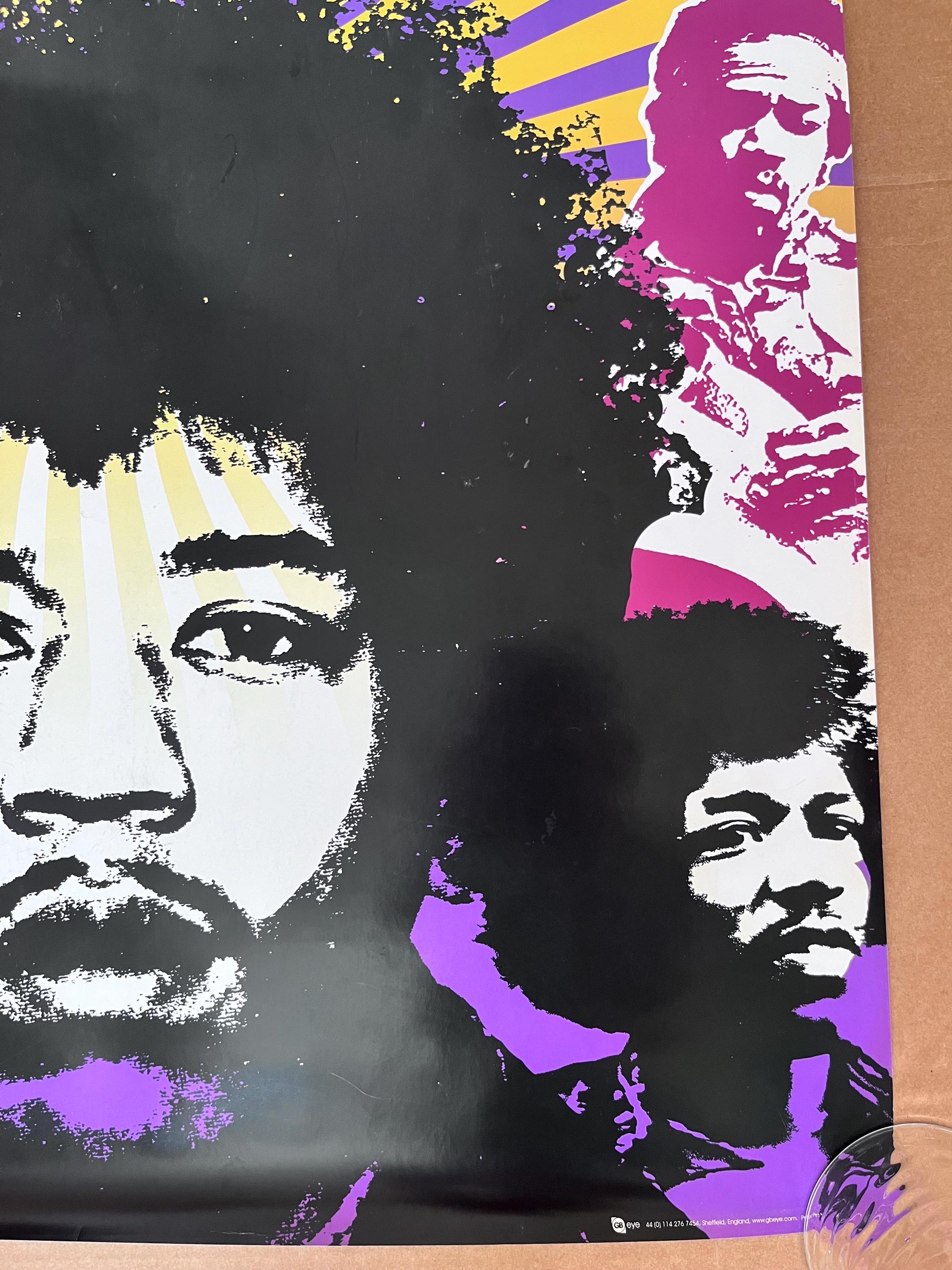 Jimi Hendrix Experience Poster Psychedelic Purple Haze Swirl 2008