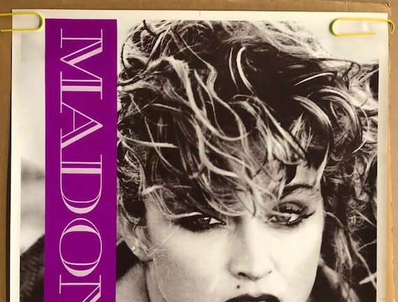 Madonna Original Vintage Poster 1980's Music Promo