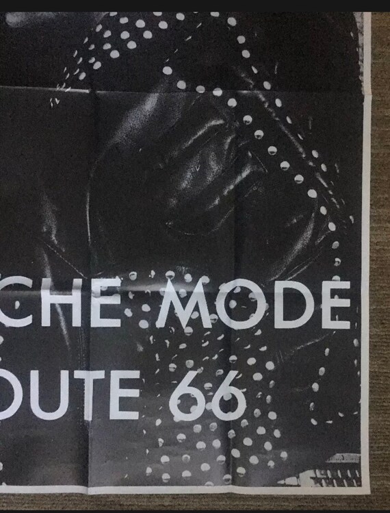 Original Vintage 1980s Depeche Mode Route 66 Music Memorabilia