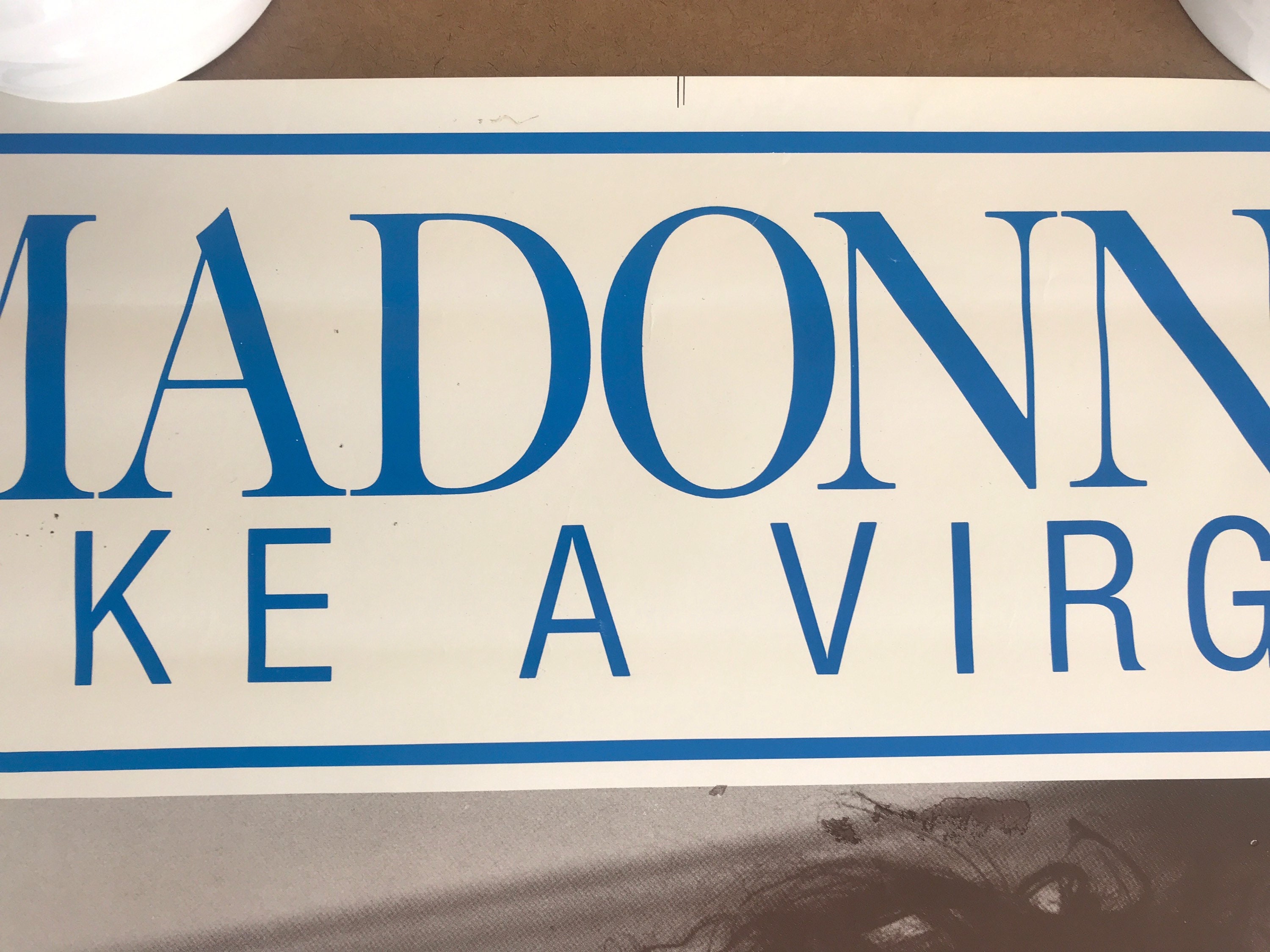 ヴィンテージオリジナル 1980 年代のマドンナ ピンナップ ポスター