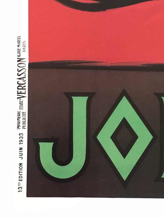 ラスト1枚【日本未入荷】スティーブン・ハリントン　エキシビジョンポスター② ヴィンテージ 1980 年代 ジョブ パリックス パピエ タバコ ピンナップ