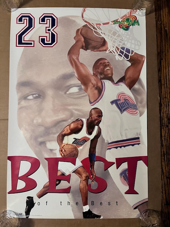 【専用】マイケル・ジョーダン 大型ポスター1996年 SPACE JAM Vintage Michael Jordan Space Jam Warner 1996 Poster