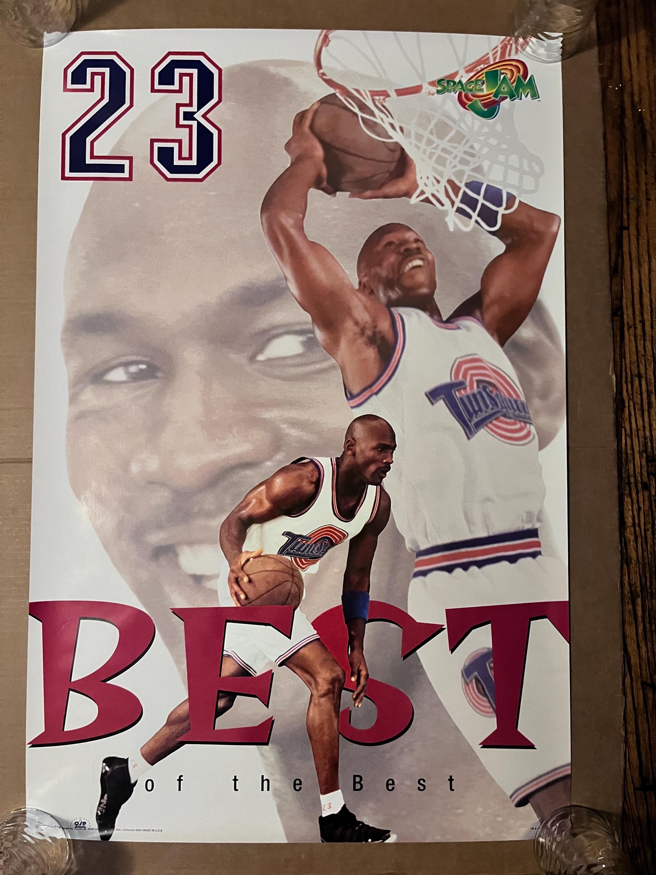 マイケル・ジョーダン   大型ポスター1996年   SPACE JAM Vintage Michael Jordan Space Jam Warner 1996 Poster