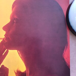 Vintage Original 1970s 1980s Danrose Poster Man and Women Nude Kiss