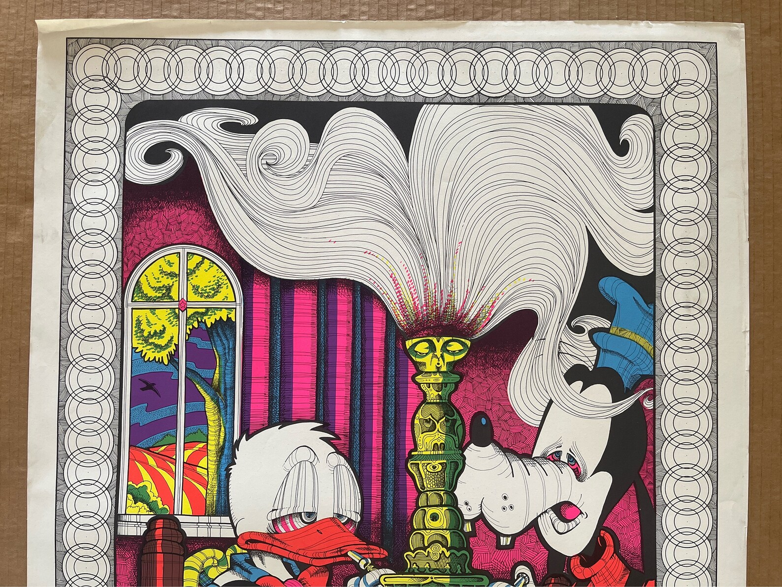 Dizzy Mickey Vintage 1970 Dizzy's Farm Disney Poster, Mickey, Goofy, Donald Duck - Etsy