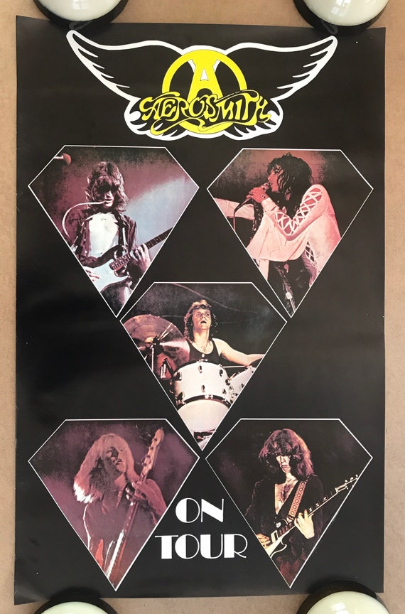 ヴィンテージ オリジナル 1980 年代 エアロスミス ツアー