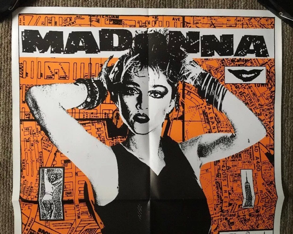 マドンナ　ポスター　1985年　ザバージンツアー　ツアーポスター $_1.JPG?set_id=8800005007