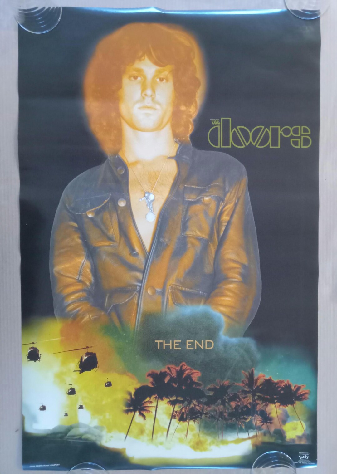 Vintage Original the Doors the End Poster Jim Morrison 2000