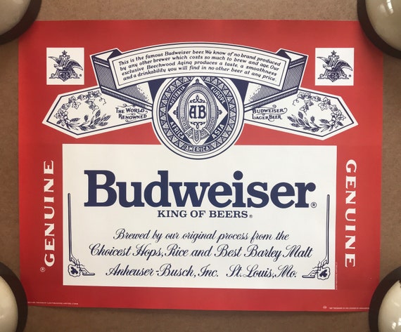 アメリカビンテージ　Budweiser 広告　額付き インテリアに　バドワイザー 1931 ビンテージ Budweiser バドワイザー パブミラー | VINTAGE RUSH