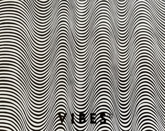Vibes psychedelic blacklight poster 1970s trippy waves vintage original geometric abstract