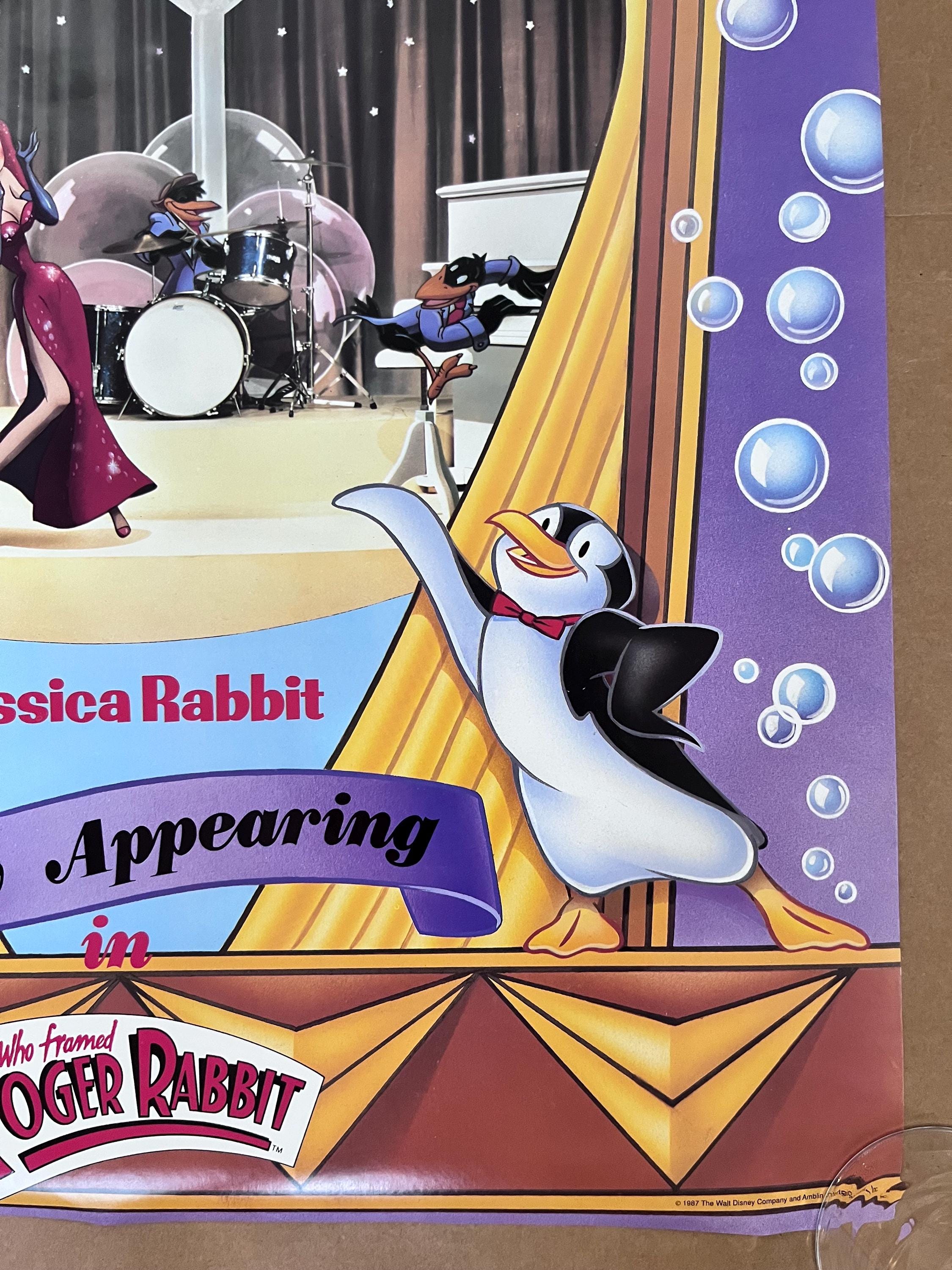 Jessica Rabbit Vintage Poster Who Framed Roger Rabbit Ink Paint Club - Etsy