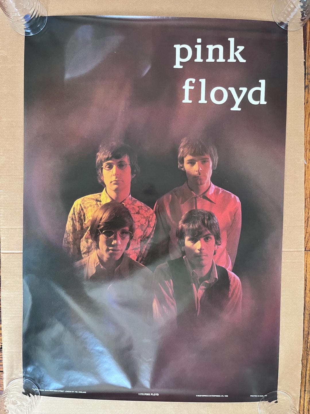 Pink Floyd Vintage Poster Group Shot Commercial Promo Ad Posters - Etsy