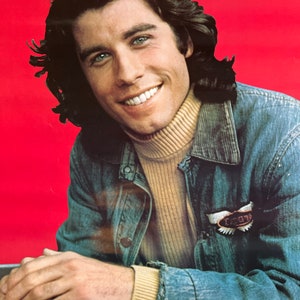 Vintage Original Vinny Barbarino from Welcome Back Kotter Poster 1976 The Sweathogs classroom pinup television TV Poster