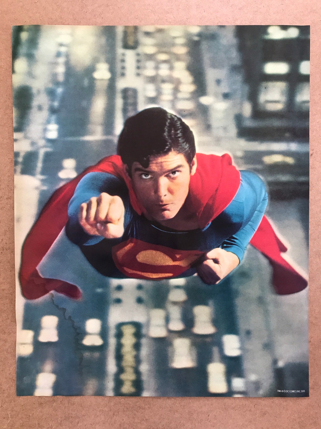 ヴィンテージ オリジナル 1970 年代 スーパーマン 映画 記念品