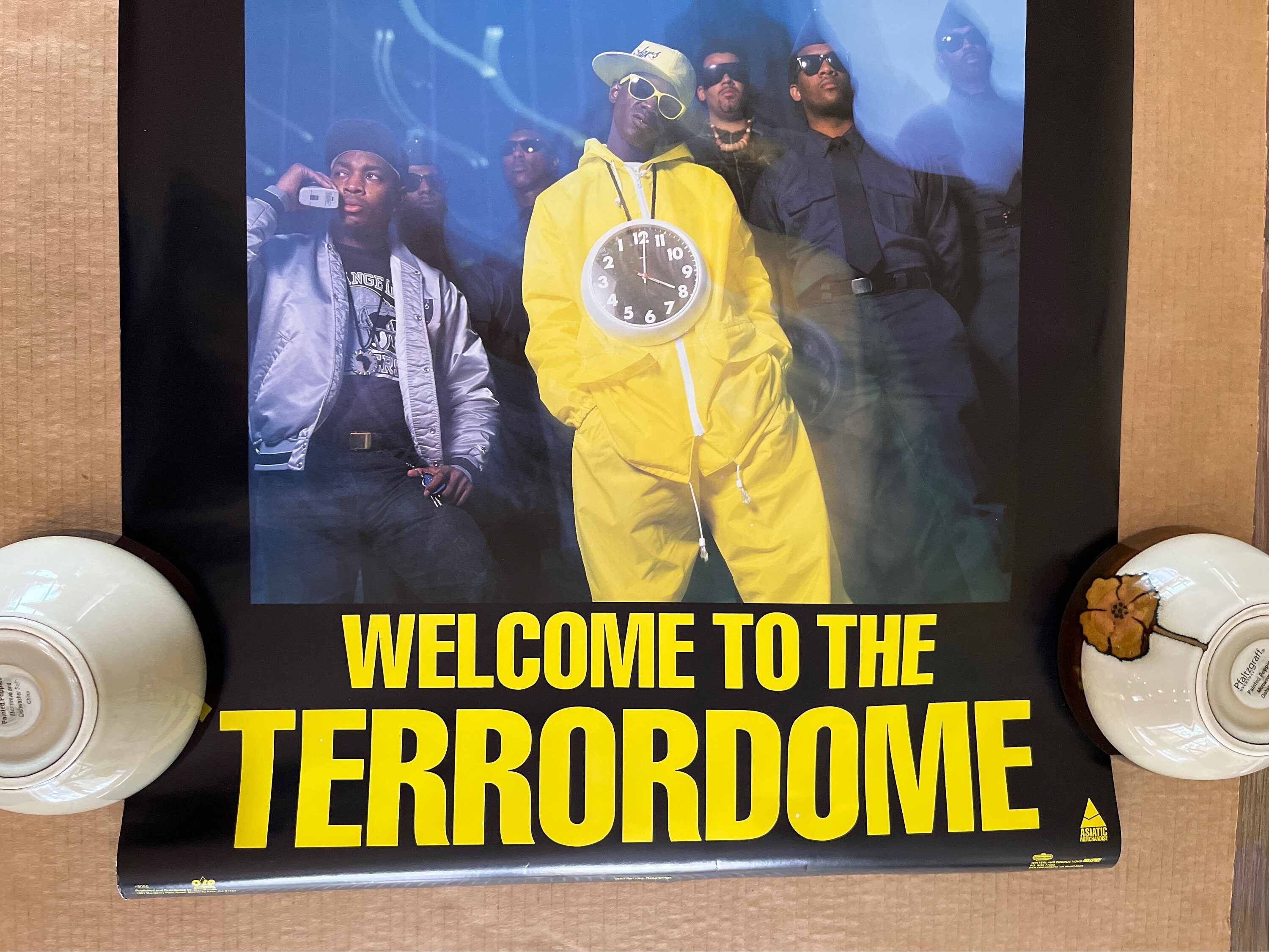 Public Enemy Vintage Poster 1990 Tour Welcome to Terrordome Public Enemy Vintage Poster 1990 Tour Welcome to Terrordome